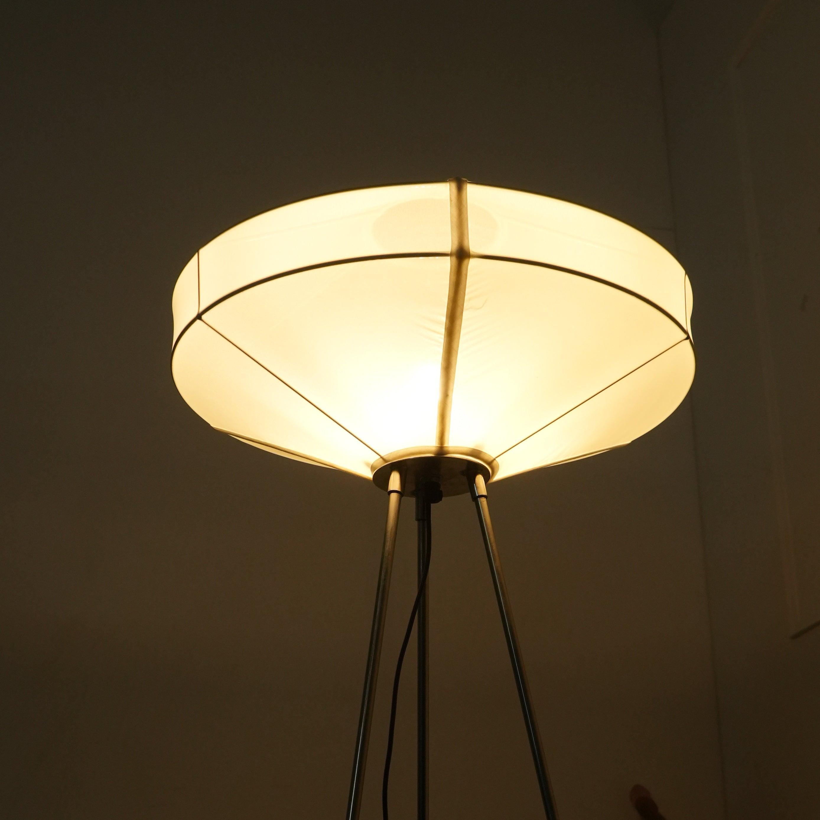 Buy Floor Lamp - Off White Fabric Space Rover Standing Floor Lamp Light For Living Room & Home Decoration by Fig on IKIRU online store