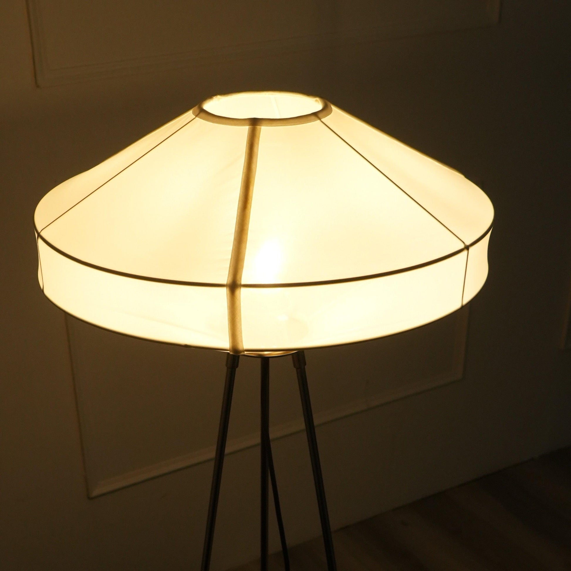 Buy Floor Lamp - Off White Fabric Space Rover Standing Floor Lamp Light For Living Room & Home Decoration by Fig on IKIRU online store