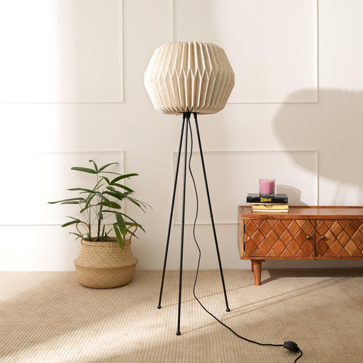 Buy Floor Lamp - Order Lifo Floor Lamp | Origami Tripod Floor Lampshade by Fig on IKIRU online store