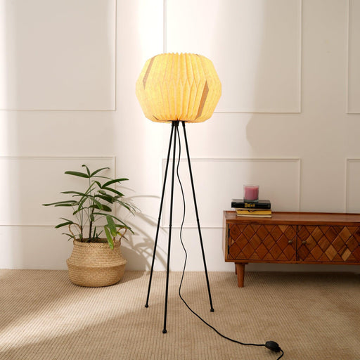 Buy Floor Lamp - Order Lifo Floor Lamp | Origami Tripod Floor Lampshade by Fig on IKIRU online store