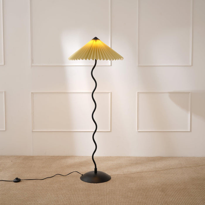 Buy Floor Lamp - Serpentine Floor Lamp | Standing Lampshade for Bedroom by Fig on IKIRU online store