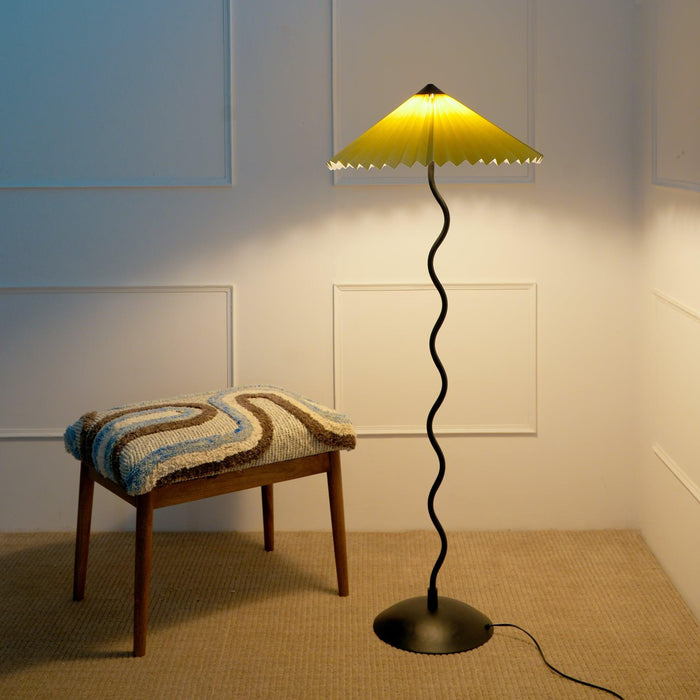 Buy Floor Lamp - Serpentine Floor Lamp | Standing Lampshade for Bedroom by Fig on IKIRU online store