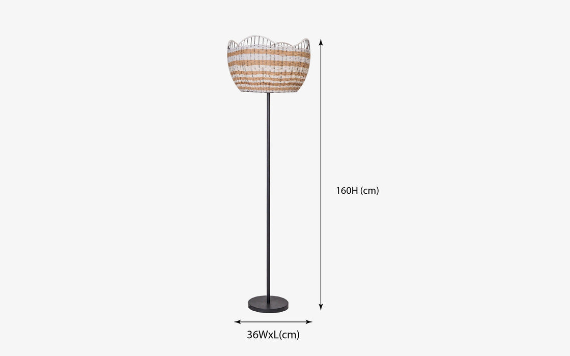 Buy Floor Lamp - Sinu Floor Lamp | Standing Lampshades For Living Room Decor by Orange Tree on IKIRU online store