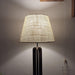 Buy Floor Lamp - Stella Wooden Floor Lamp With Beige Fabric Lampshade by Symplify on IKIRU online store