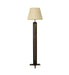 Buy Floor Lamp - Stella Wooden Floor Lamp With Beige Fabric Lampshade by Symplify on IKIRU online store