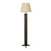 Buy Floor Lamp - Stella Wooden Floor Lamp With Beige Fabric Lampshade by Symplify on IKIRU online store