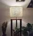 Buy Floor Lamp - Triad Wooden Floor Lamp with Beige Fabric Lampshade by Symplify on IKIRU online store