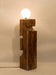 Buy Floor Lamp - Viyog Globe Floor Lamp for Home Decor | Wooden Standing Lampshade by Studio Indigene on IKIRU online store