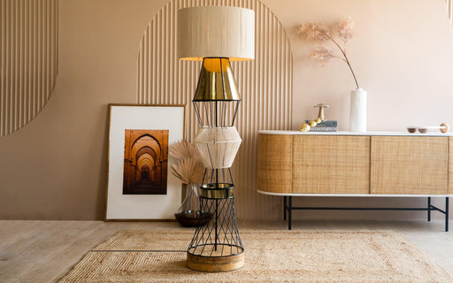 Buy Floor Lamp - Waldo Floor Lamp For Bedroom | Standing Lampshade by Orange Tree on IKIRU online store