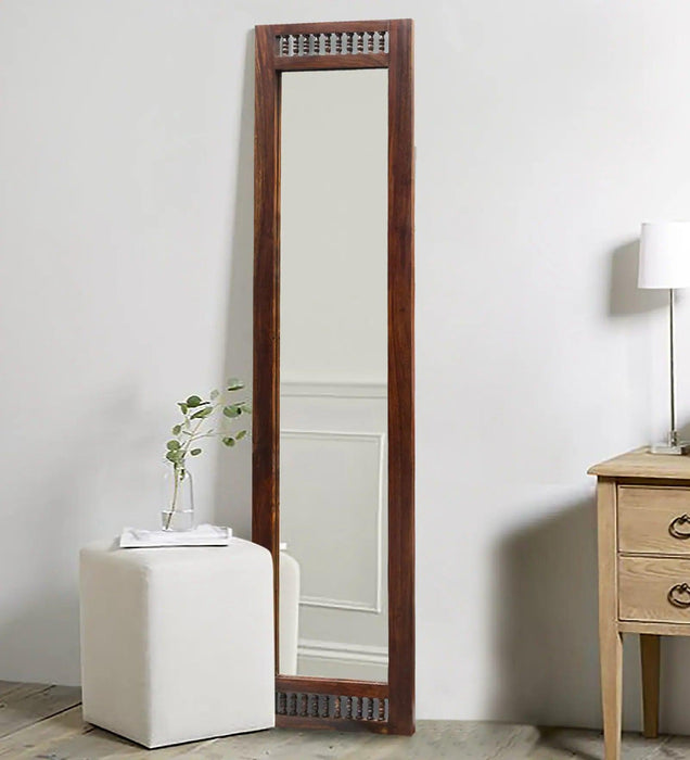 Buy Floor Mirror - Solid Wood Floor Rested Mirror by Wooden Mood on IKIRU online store