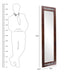 Buy Floor Mirror - Solid Wood Floor Rested Mirror by Wooden Mood on IKIRU online store