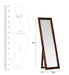 Buy Floor Mirror - Solid Wood Floor Rested Mirror by Wooden Mood on IKIRU online store