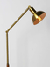 Buy Floor Lamp - Contemporary 2 Point Adjustable wood & Metal Floor Lamp in Matt Brass Finish Back order by Fos Lighting on IKIRU online store