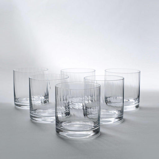 Buy Glasses & jug - Bohemia Crystal Barware Waterfall Whisky Glass - Set Of 6 by Home4U on IKIRU online store