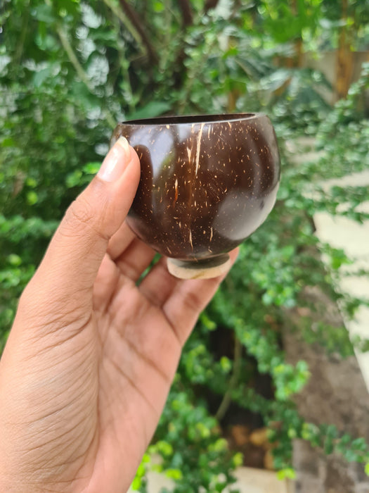 Buy Glasses & jug - Coconut Shell Eco-friendly Shot Glass/ Wine glass - Set of 2 by Thenga on IKIRU online store