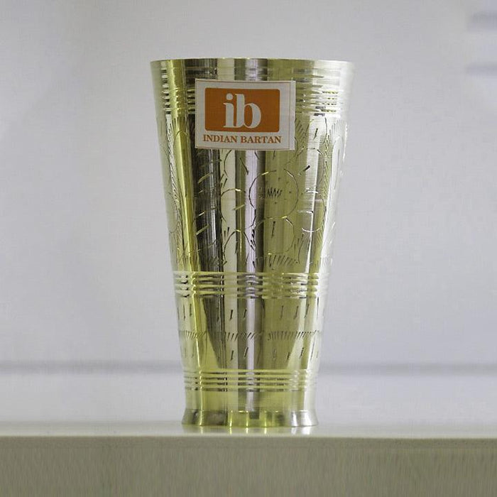 Buy Glasses & jug - Golden Brass Drinking Glass For Dining & Serveware by Indian Bartan on IKIRU online store