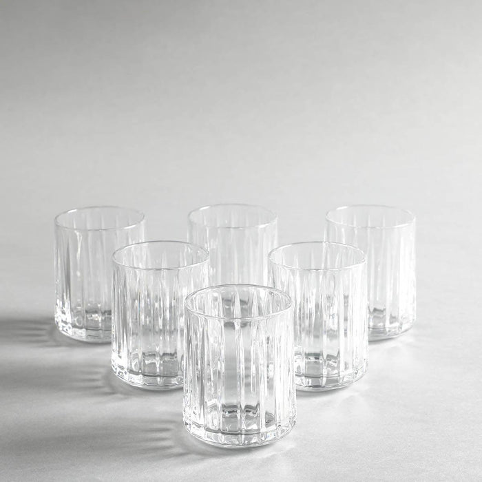 Buy Glasses & jug - Oxford Crystal Serving Glass For Home Set Of 6 | Stylish Tumbler Glasses For Gifting by Home4U on IKIRU online store