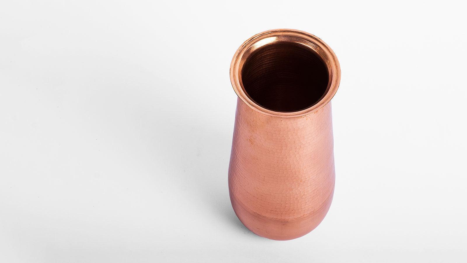Buy Glasses & Jug Selective Edition - Copper & Wooden Water Carafe | Storage Vessel For Kitchenware & Gifting by Rayden on IKIRU online store