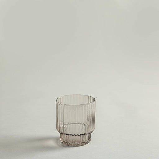 Buy Glasses & jug - Sorio Grey Ribbed Glass Set Of 6 by Home4U on IKIRU online store
