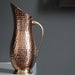 Buy Glasses & jug - Stylish Copper Hammered Water Jug For Home & Restaurant by Indian Bartan on IKIRU online store