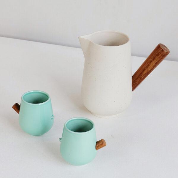 Buy Glasses & jug - Urban Tweeter Glasses | Mug with Lid for Tea and Coffee by Rayden on IKIRU online store