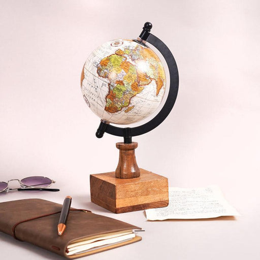 Buy Globe - The Orb of Adventure Globe for Office Table | Rotating Desk World Map by Casa decor on IKIRU online store