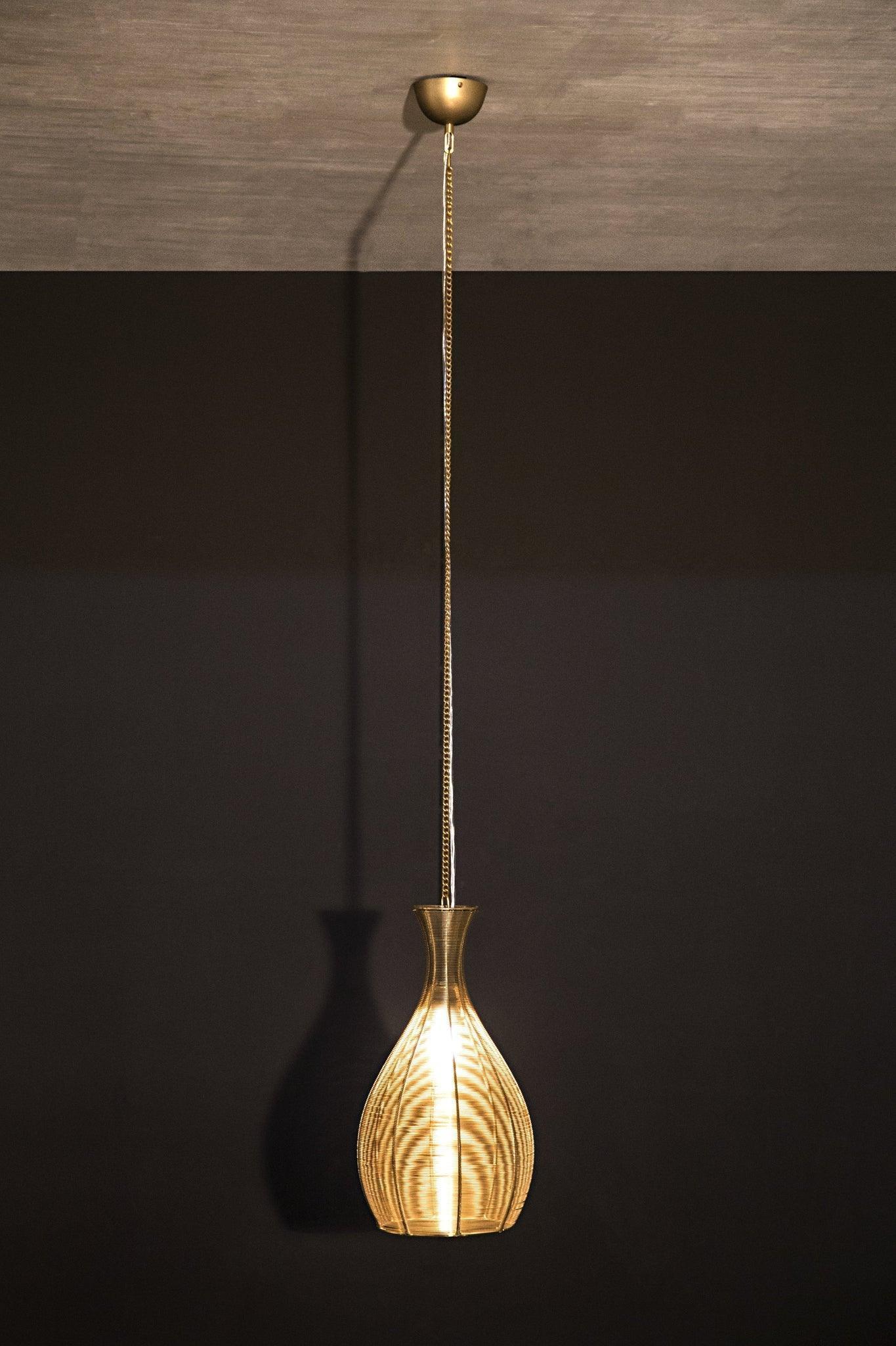Buy Hanging Light Selective Edition - Kainoosh Hanging Wire Lamp by Anantaya on IKIRU online store