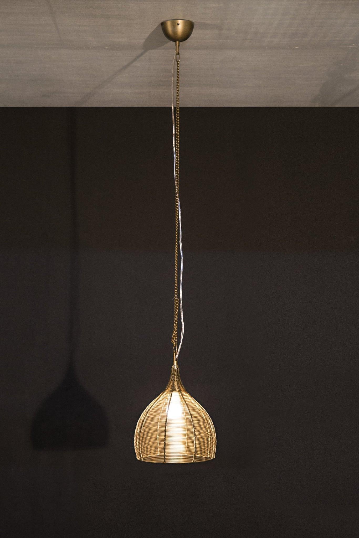 Buy Hanging Light Selective Edition - Kainoosh Hanging Wire Lamp by Anantaya on IKIRU online store