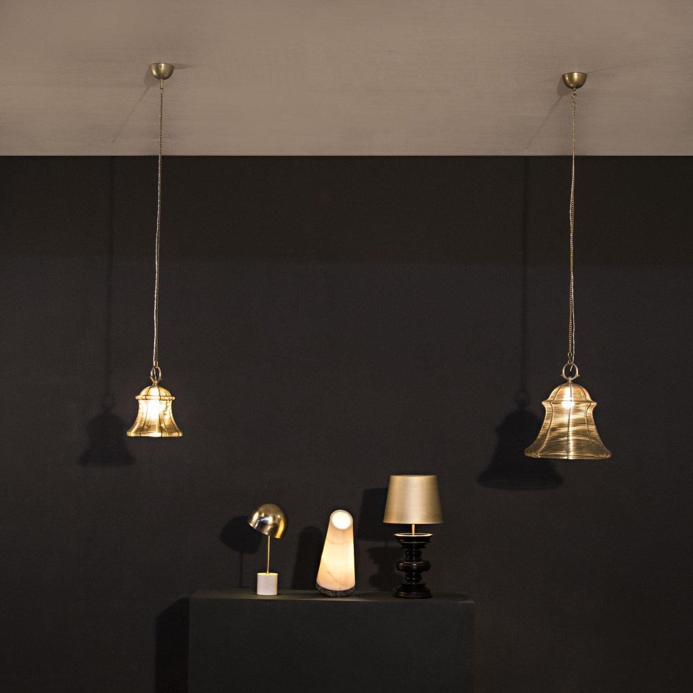 Buy Hanging Light Selective Edition - Wire Bell Lamp by Anantaya on IKIRU online store