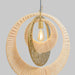 Buy Hanging Lights - 3D Franklin Rattan Pendant Light by House of Trendz on IKIRU online store