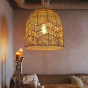 Buy Hanging Lights - Aesthetic Dome Shaped Pendant Light | Decorative Hanging Lampshade For Office & Home by Tesu on IKIRU online store