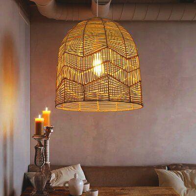 Buy Hanging Lights - Aesthetic Dome Shaped Pendant Light | Decorative Hanging Lampshade For Office & Home by Tesu on IKIRU online store