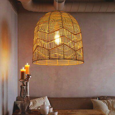Buy Hanging Lights - Aesthetic Dome Shaped Pendant Light | Decorative Hanging Lampshade For Office & Home by Tesu on IKIRU online store