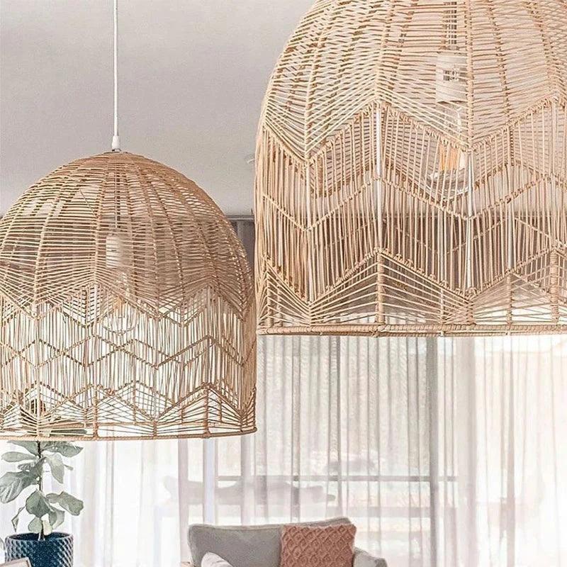 Buy Hanging Lights - Aesthetic Dome Shaped Pendant Light | Decorative Hanging Lampshade For Office & Home by Tesu on IKIRU online store