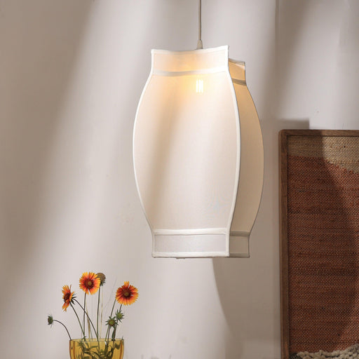 Buy Hanging Lights - Arc Pendant Off-White Lamp | Hanging Light for Living Room by Fig on IKIRU online store