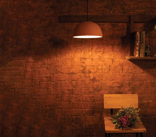 Buy Hanging Lights - Arc Terracotta Hanging Ceiling Light For Living Room by Trance Terra on IKIRU online store
