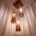 Buy Hanging Lights - Billet Brown Wooden Cluster Hanging Light by Symplify on IKIRU online store