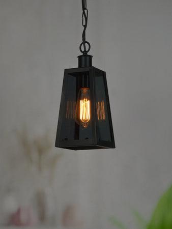 Buy Hanging Lights - Black Contemporary Single Square Ceiling Pendant Hanging Light Lamp For Living Room by Fos Lighting on IKIRU online store