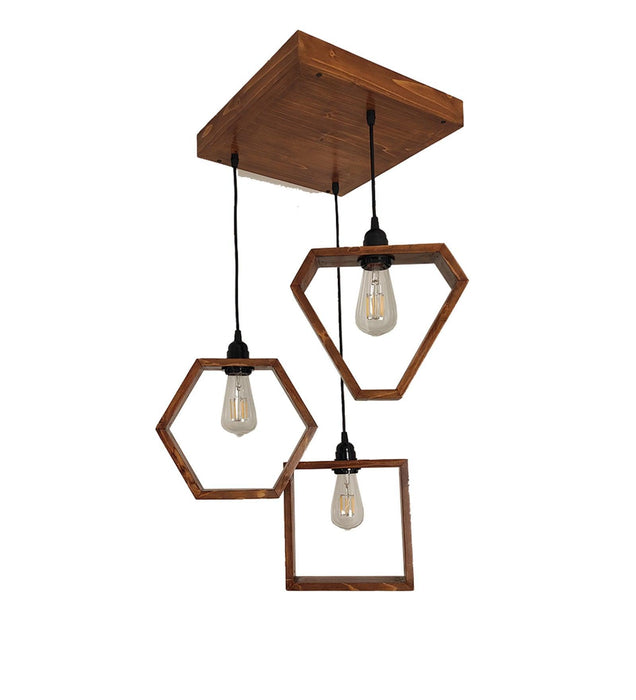 Buy Hanging Lights - Clark Brown Cluster Hanging Light & Pendant for Dining | Ceiling Lamp by Symplify on IKIRU online store