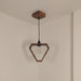 Buy Hanging Lights - Clark Brown Wooden Single Hanging Light by Symplify on IKIRU online store