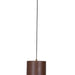 Buy Hanging Lights - Contemporary Leather Brown Cylindrical Pendant Hanging Light Lamp For Home by Fos Lighting on IKIRU online store