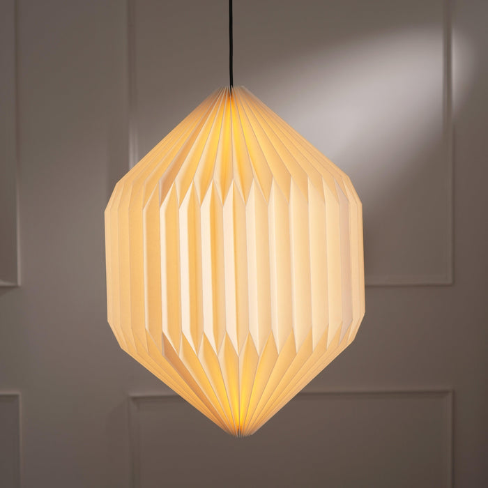 Buy Hanging Lights - Decorative Handcrafted Origami Pendant Hanging Light | Modern Ceiling Lantern Lamp by Fig on IKIRU online store