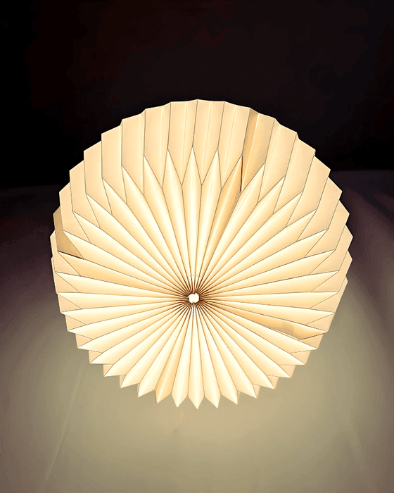 Buy Hanging Lights - Decorative Tabla Origami Ceiling Hanging Light | Foldable Paper Shade Pendant Lantern by Fig on IKIRU online store