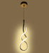 Buy Hanging Lights - Decorative Unique Snake Hanging Light | Metallic & Acrylic Pendant Lamp For Living Room & Home by ELIANTE by Jainsons Lights on IKIRU online store