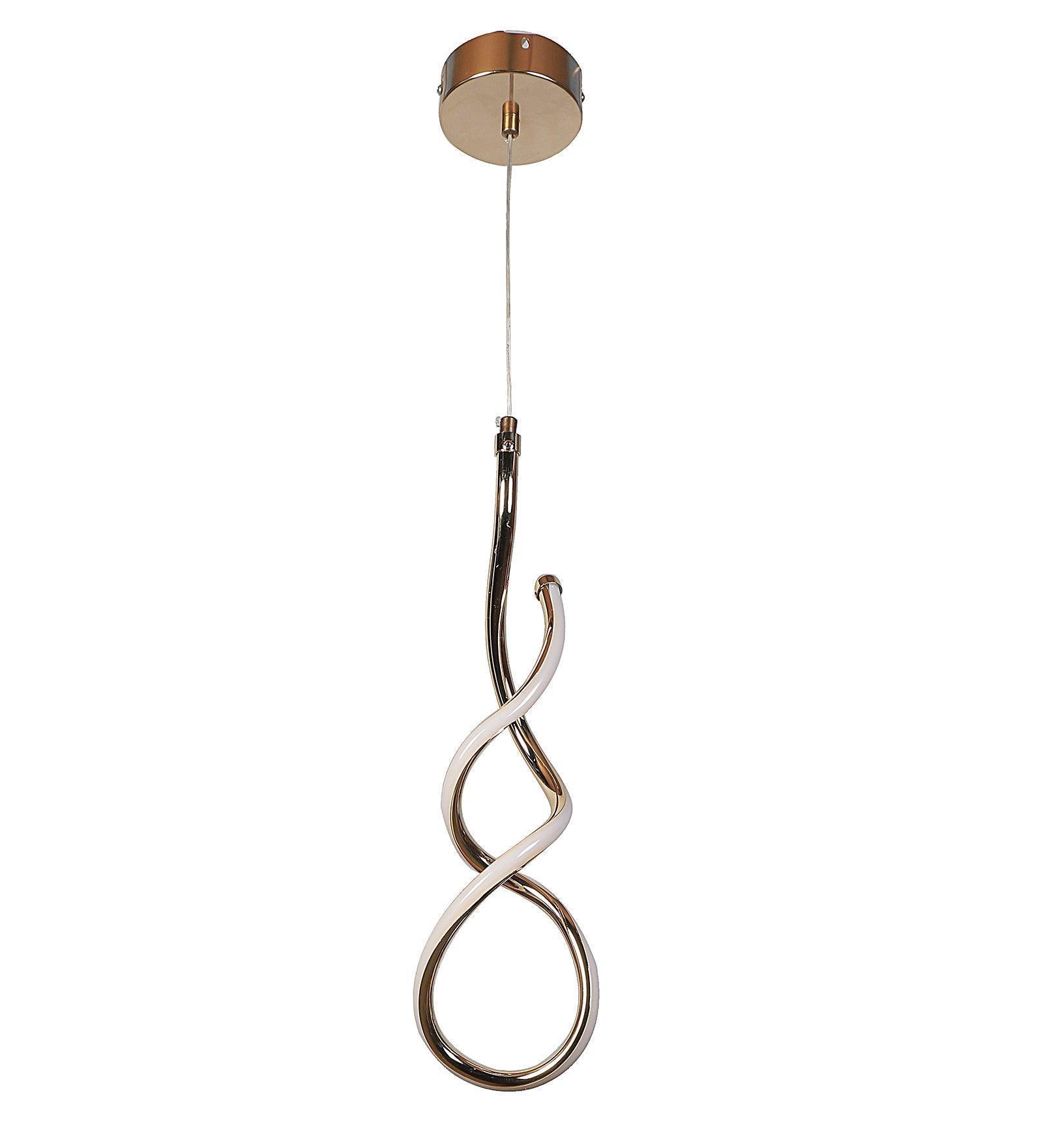 Buy Hanging Lights - Decorative Unique Snake Hanging Light | Metallic & Acrylic Pendant Lamp For Living Room & Home by ELIANTE by Jainsons Lights on IKIRU online store