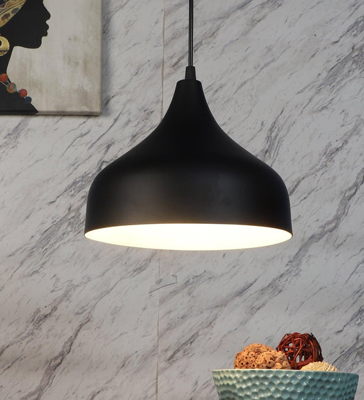 Buy Hanging Lights - Dino Black Hanging Light | Decorative Pendant Lamp For Living Room & Bedroom by ELIANTE by Jainsons Lights on IKIRU online store