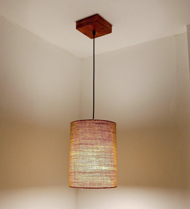 Buy Hanging Lights - Elementary Brown Wooden Single Hanging Light by Symplify on IKIRU online store