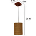 Buy Hanging Lights - Elementary Brown Wooden Single Hanging Light by Symplify on IKIRU online store