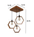 Buy Hanging Lights - Hexagram Brown Cluster Hanging Light by Symplify on IKIRU online store