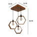 Buy Hanging Lights - Hexagram Brown Cluster Hanging Light by Symplify on IKIRU online store